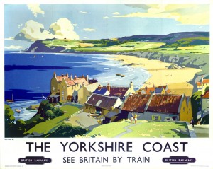 The Yorkshire Coast British Railways poster